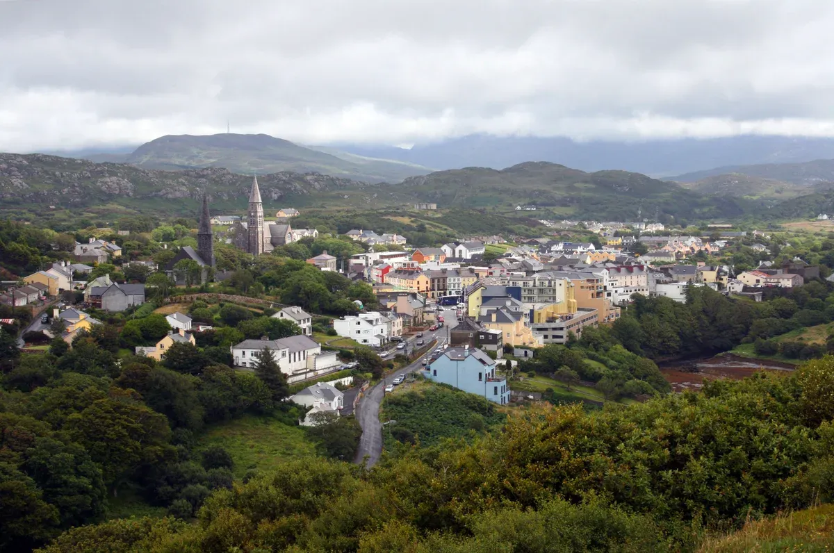The town of Clifden in Connemara on a wild Ireland tour