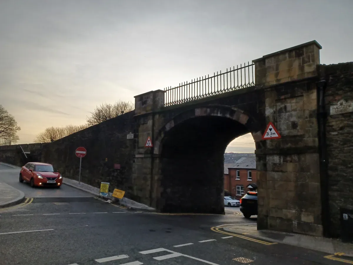 The city walls of Derry on a vacation tours of Ireland all-island route