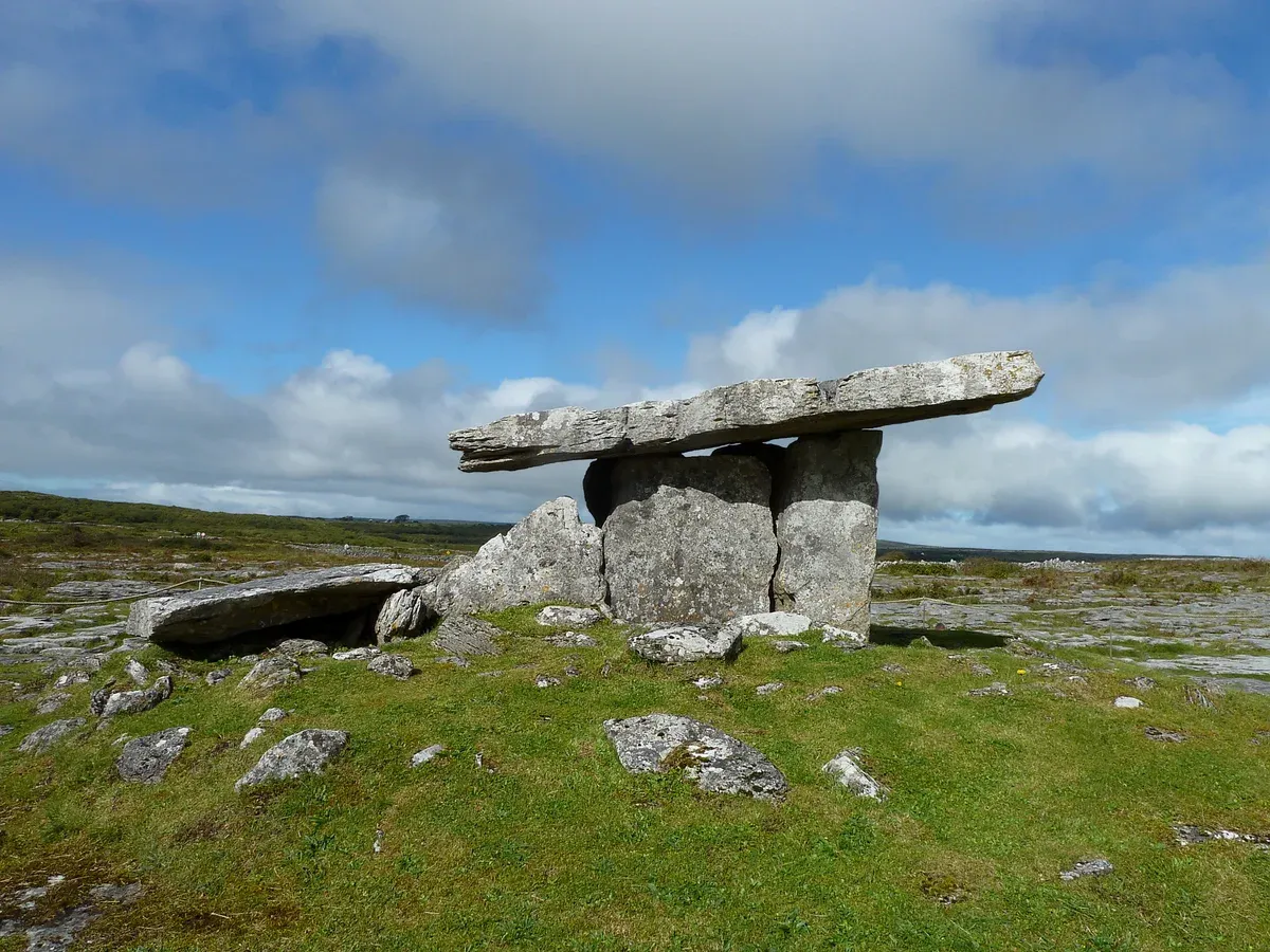 Poulnabrone dolmen in the Burren on an Ireland tour