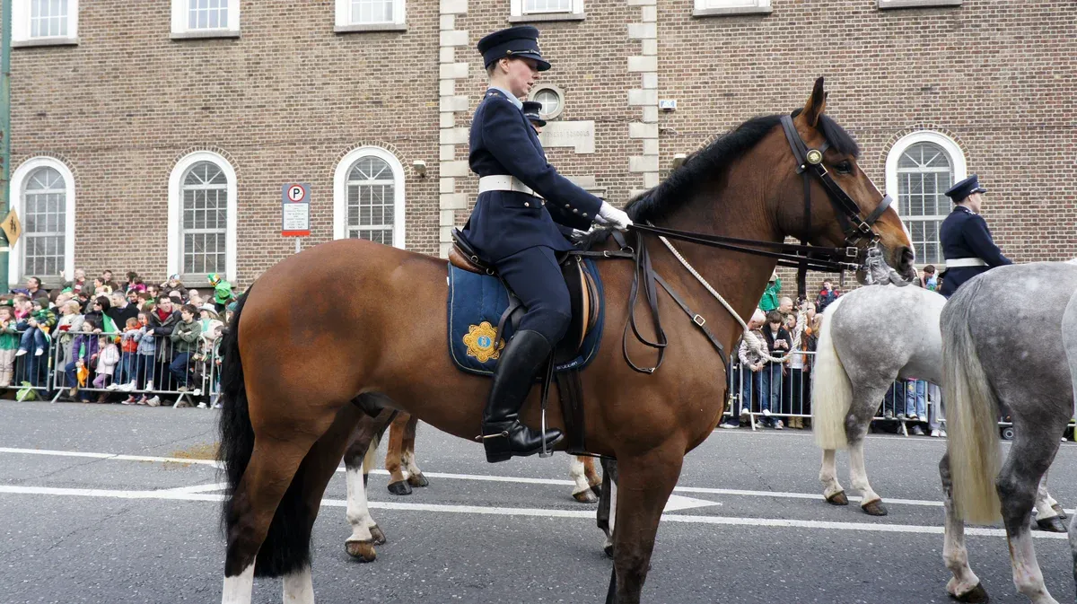 St Patrick's Day parade in Dublin on a vacation tours of Ireland spring trip