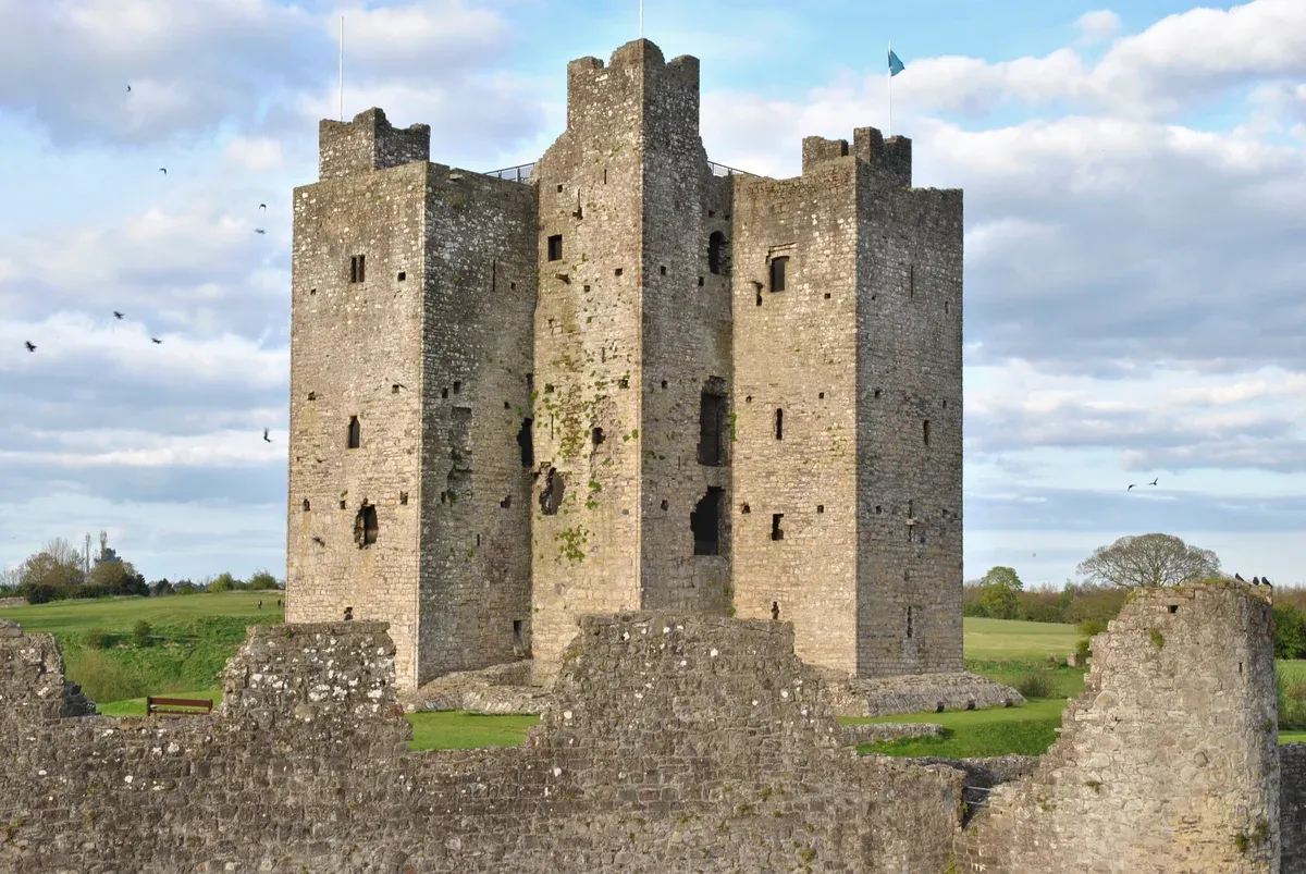 Trim Castle keep in County Meath on an Ireland castle tour